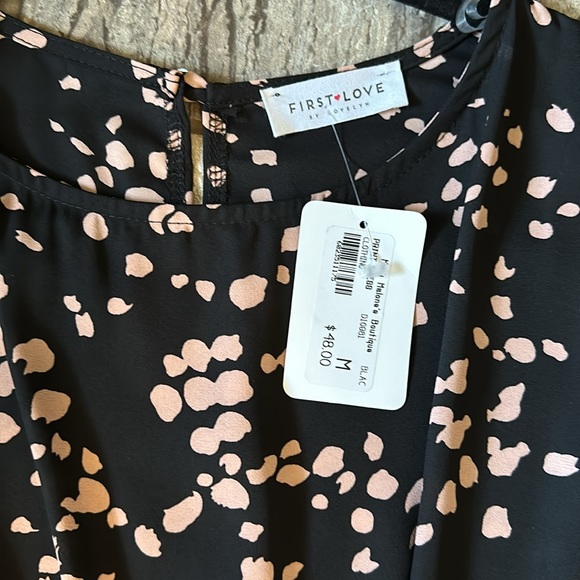 Women’s First Love by Lovelyn Dress Size M Black & Beige NWT! - Picture 9 of 9